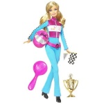 MATTEL LALKA BARBIE JAKO KIEROWCA WYŚCIGOWY R4230