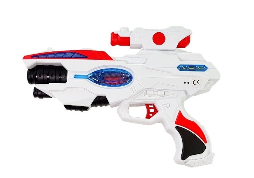 Pistolet Spatial Space Gun Noir - 2005, Dimensions 15x23cm - Objet De Collection Occasion