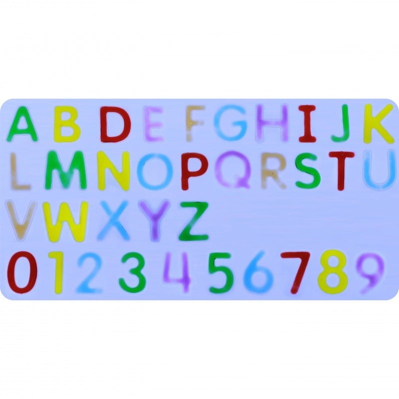 MASTERKIDZ Zestaw Literek i Cyferek Alfabet Montessori - TABLICE