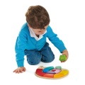 TENDER LEAF TOYS DREWNIANY KOLOROWY WĄŻ - KOLORY I KSZTAŁTY TL8420