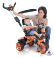 INJUSA ROWEREK TRÓJKOŁOWY 3w1 CITY TRIKE ORANGE 326