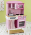 KIDKRAFT DREWNIANA KUCHNIA DO ZABAWY HOME COOKIN' RÓŻOWA 53198