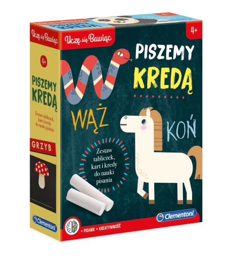 CLEMENTONI ZESTAW EDUKACYJNY PISZEMY KREDĄ 50093