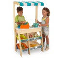 KIDKRAFT DREWNIANY SKLEP/STRAGAN Z INTERAKTYWNĄ KASĄ I MARKIZĄ 53017
