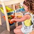 KIDKRAFT DREWNIANY SKLEP/STRAGAN Z INTERAKTYWNĄ KASĄ I MARKIZĄ 53017
