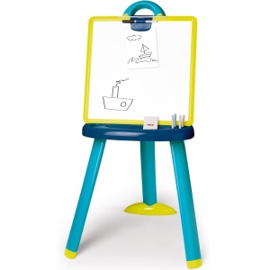SMOBY TABLICA 2W1 MAGNETYCZNO NIEBIESKA RÓŻOWA 410607