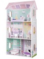 ECOTOYS DREWNIANY DOMEK DLA LALEK REZYDENCJA JAGODOWA 4121