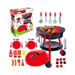 MOCHTOYS GRILL OGRODOWY DLA DZIECI + AKCESORIA 11021