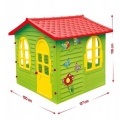 MOCHTOYS DOMEK OGRODOWY DLA DZIECI OTWIERANE OKNA ZIELONY 10425