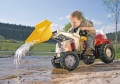 ROLLY TOYS TRAKTOR NA PEDAŁY Z ŁYŻKĄ I PRZYCZEPĄ KID STEYR 023936