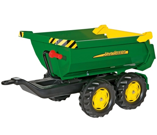 ROLLY TOYS PRZYCZEPA WYWROTKA DO TRAKTORA HALFPIPE TRAILER JOHN DEERE 122165