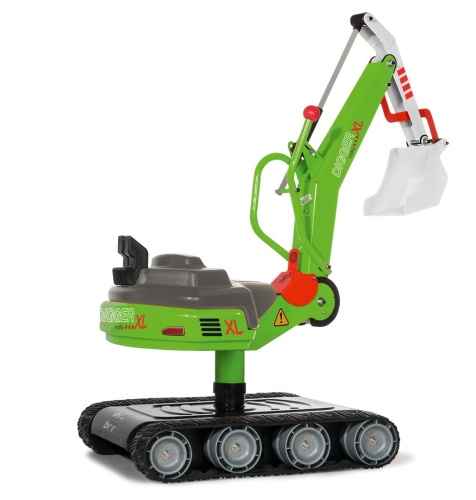 ROLLY TOYS METALOWA KOPARKA DLA DZIECI NA GĄSIENICACH ZIELONA 513208