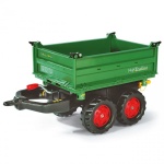 ROLLY TOYS PRZYCZEPA WYWROTKA DO TRAKTORA MEGA TRAILER ZIELONA 2 OSIE 122202