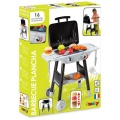 SMOBY GRILL DLA DZIECI BARBECUE Z AKCESORIAMI SZTUCZNE PŁOMIENIE 24497