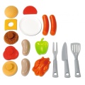 SMOBY GRILL DLA DZIECI BARBECUE Z AKCESORIAMI SZTUCZNE PŁOMIENIE 24497