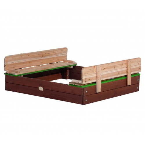 AXI PIASKOWNICA DREWNIANA Z ŁAWECZKAMI DLA DZIECI ELLA XL A031.012.00