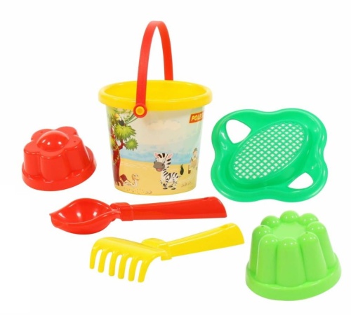 POLESIE MAŁE WIADERKO Z AKCESORIAMI DO PIASKU 0597