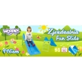 WOOPIE ZJEŻDŻALNIA DLA DZIECI ZE ŚLIZGIEM WODNYM 116CM ZIELONA