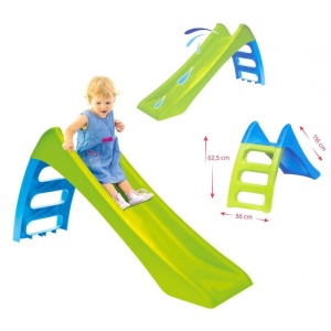 Zjeżdżalnia Ogrodowa  ze ślizgiem wodnym 116 cm Zielona Mochtoys