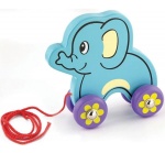 VIGA DREWNIANY SŁOŃ DO CIĄGNIĘCIA 50091