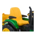PEG PEREGO TRAKTOR NA AKUMLATOR Z PRZYCZEPĄ JOHN DEERE GROUND FORCE 12V IGOR0047