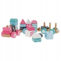 TREFL ZABAWKA DREWNIANA PASTELOVE WAGONIKI 61341