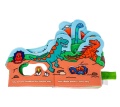JOLLYBABY MIĘKKA KSIĄŻECZKA ŚWIAT DINOZAURÓW 80465