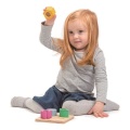 TENDER LEAF TOYS DREWNIANA ZABAWKA SENSORYCZNA - KWIATY - ZABAWKA OPTYCZNA TL8405