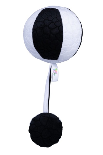 BALIBAZOO MIĘKKA PIŁKA CZARNO-BIAŁA 80305