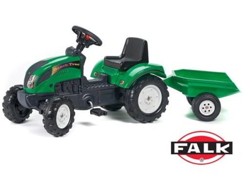 FALK TRAKTOR RANCH Z PRZYCZEPĄ ZIELONY 2052A