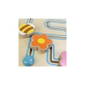 MASTERKIDZ DREWNIANA TABLICA EDUKACYJNA LABIRYNT OWADY MK00682