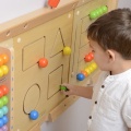 MASTERKIDZ TABLICA ŚCIENNA PRZESUWNE KSZTAŁTY GEOMETRYCZNE ME06516