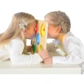MASTERKIDZ DREWNIANA TABLICA SENSORYCZNA KOLOROWE SZKIEŁKA MK02143