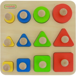 MASTERKIDZ TABLICA SORTER KSZTAŁTÓW WIELKOŚCI KOLORÓW ME03744