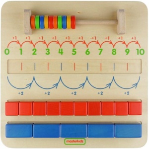 MASTERKIDZ TABLICA EDUKACYJNA LICZBY PARZYSTE I NIEPARZYSTE 1-10 MK08787