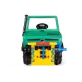 ROLLY TOYS SAMOCHÓD NA PEDAŁY MERCEDES UNIMOG Z WYCIĄGARKĄ 3-8 LAT 038244