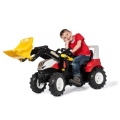 ROLLY TOYS TRAKTOR Z ŁYŻKĄ FARMTRAC STEYR 6300 TERRUS CVT POMPOWANE KOŁA 3-8 LAT 710065