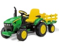 PEG PEREGO TRAKTOR NA AKUMLATOR Z PRZYCZEPĄ JOHN DEERE GROUND FORCE 12V IGOR0047