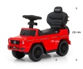 MILLY MALLY JEŹDZIK POJAZD Z RĄCZKĄ MERCEDES G350D CZERWONY