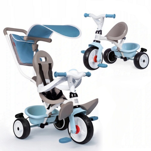 SMOBY ROWEREK TRÓJKOŁOWY BABY BALADE PLUS NIEBIESKI 741400