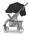 EURO-CART WÓZEK SPACEROWY FLEX ANTHRACITE DO 22 KG