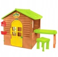 MOCHTOYS DOMEK OGRODOWY DLA DZIECI ZE STOLIKIEM I KRZESEŁKIEM 122400