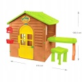 MOCHTOYS DOMEK OGRODOWY DLA DZIECI ZE STOLIKIEM I KRZESEŁKIEM 122400