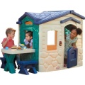 LITTLE TIKES DOMEK OGRODOWY Z PATIO I MAGICZNYM DZWONKIEM GRANATOWO-ZIELONY 174117