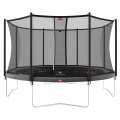 BERG TRAMPOLINA FAVORIT LEVELS 430 CM SZARA + SIATKA COMFORT