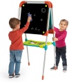 SMOBY DUŻA DWUSTRONNA TABLICA METALOWA ULTIMATE 2w1 Z AKCESORIAMI 410103