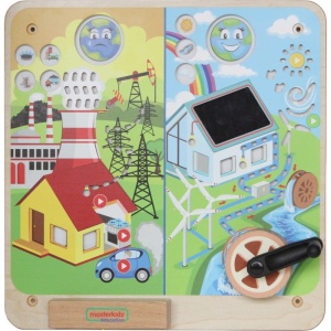MASTERKIDZ TABLICA EDUKACYJNA ENERGIA ODNAWIALNA I NIEODNAWIALNA ME15501