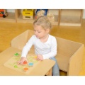 MASTERKIDZ DREWNIANA TABLICA EDUKACYJNA LABIRYNT FIGURY GEOMETRYCZNE MK00675