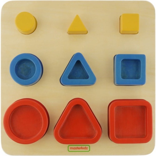 MASTERKIDZ TABLICA SORTER KSZTAŁTÓW KLOCKI GEOMETRYCZNE MK09418
