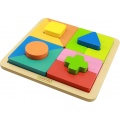 MASTERKIDZ TABLICA DREWNIANE PUZZLE GEOMETRYCZNE MK00606